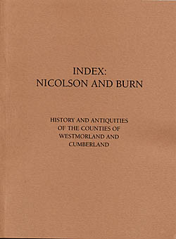 Index to Nicholson & Burn