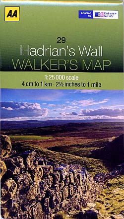 Hadrian's Wall Walker's Map