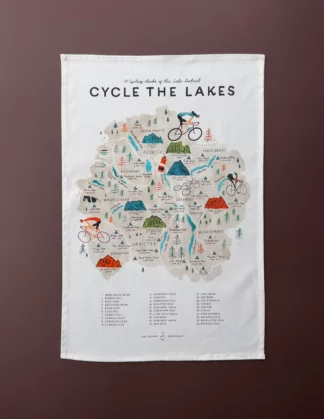 Tea Towel Cycle the Lakes