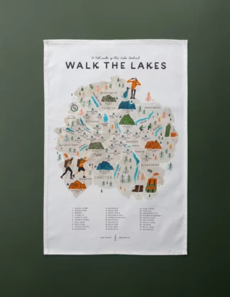Tea Towel Walk the Lakes