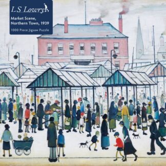 L.S. Lowry: Market Scene, Northern Town, 1939