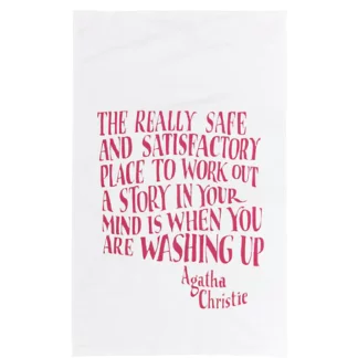 Teatowel Agatha Christie