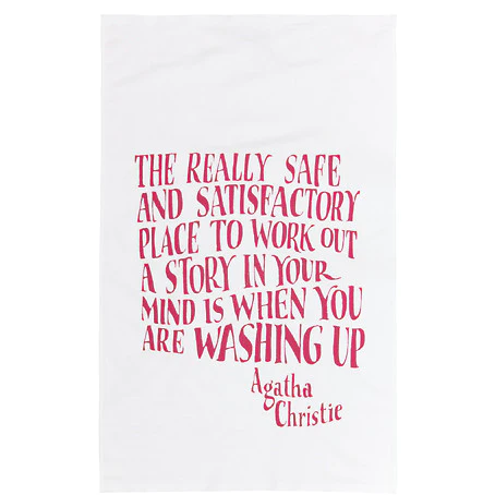 Teatowel Agatha Christie